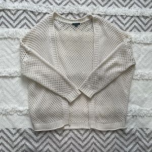 Target’s Wild Fable Size XS Open Stitch Cream Coloured Cardigan